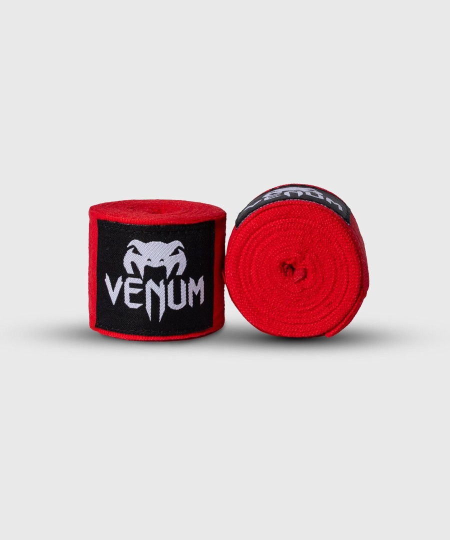 Χειρολαβές venum kontact boxing - Κόκκινες - 25 μέτρα 98 ίντσες