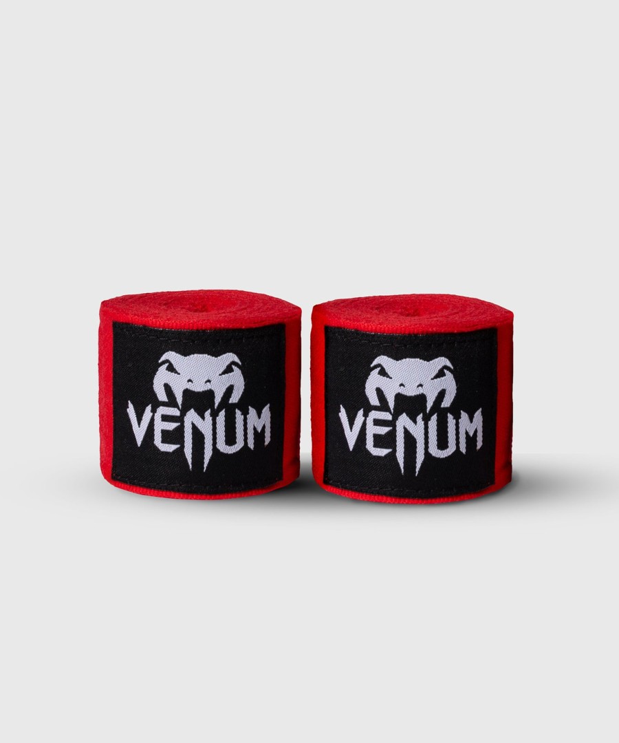 Χειρολαβές venum kontact boxing - Κόκκινες - 25 μέτρα 98 ίντσες