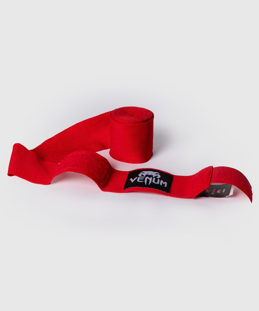 Χειρολαβές venum kontact boxing - Κόκκινες - 25 μέτρα 98 ίντσες