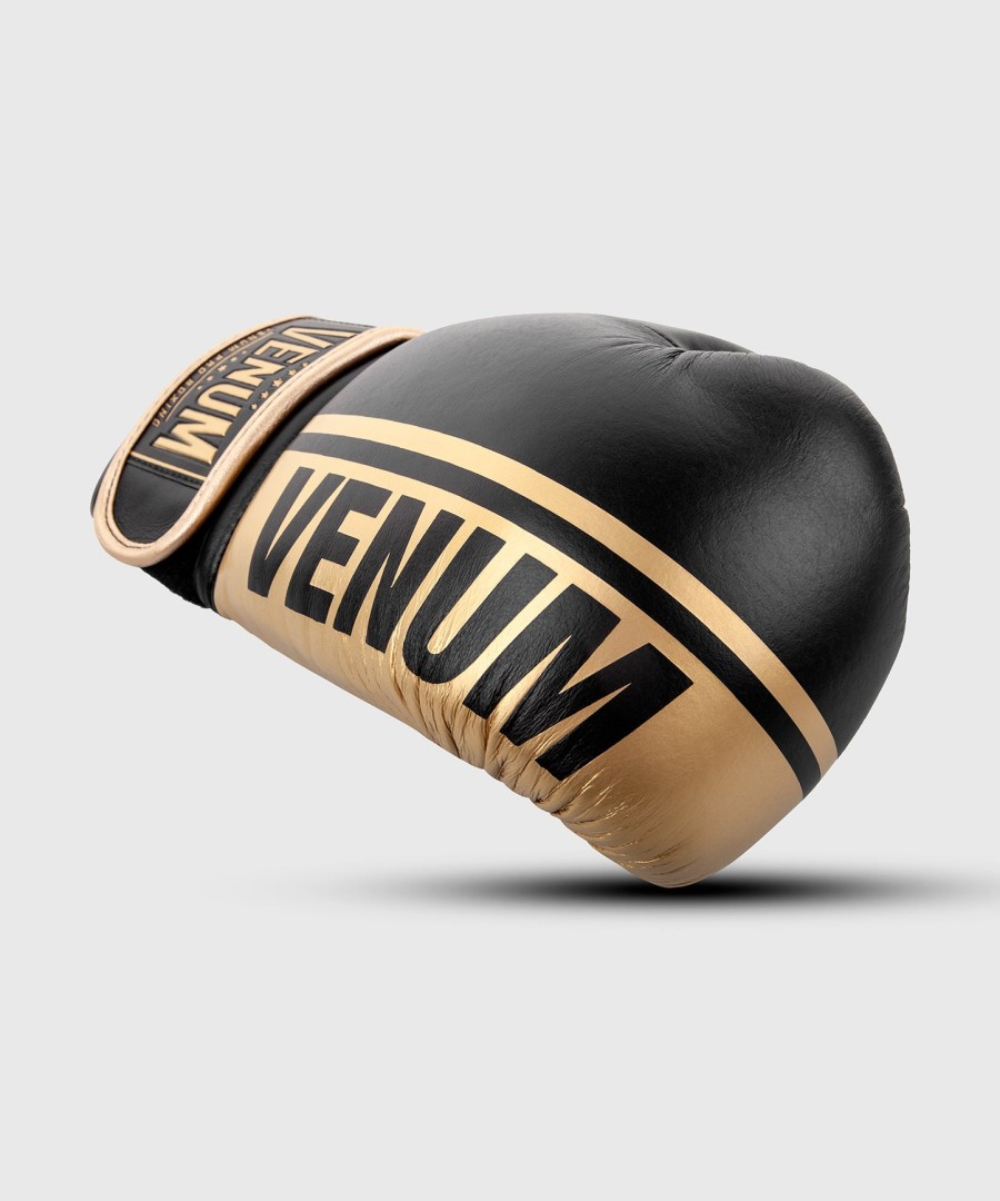 Γάντια πυγμαχίας venum shield pro με velcro - ΜαύροΧρυσό
