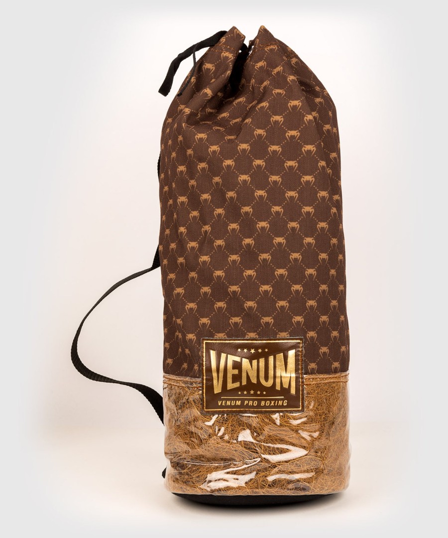 Γάντια πυγμαχίας venum coco monogram pro με κορδόνια - grizzly brown