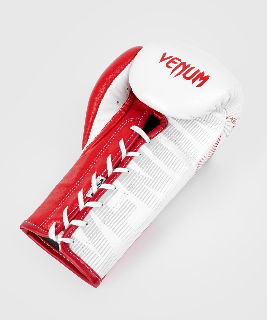 Γάντια πυγμαχίας rws x venum Επίσημα με Κορδόνια - Λευκά