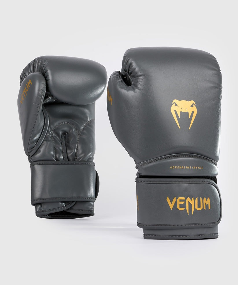 Γάντια πυγμαχίας venum contender 1.5 - ΓκριΧρυσό