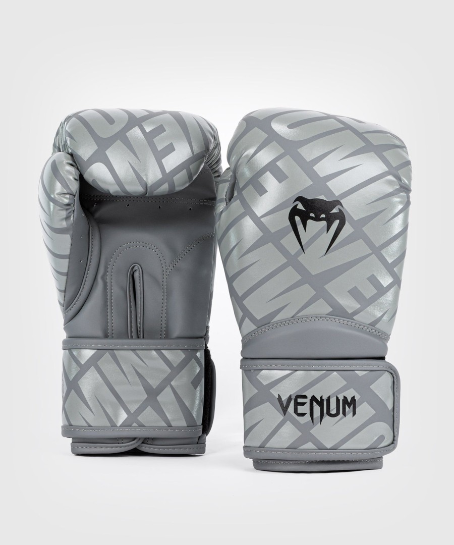 Γάντια πυγμαχίας venum contender 1.5 xt - ΓκριΜαύρο