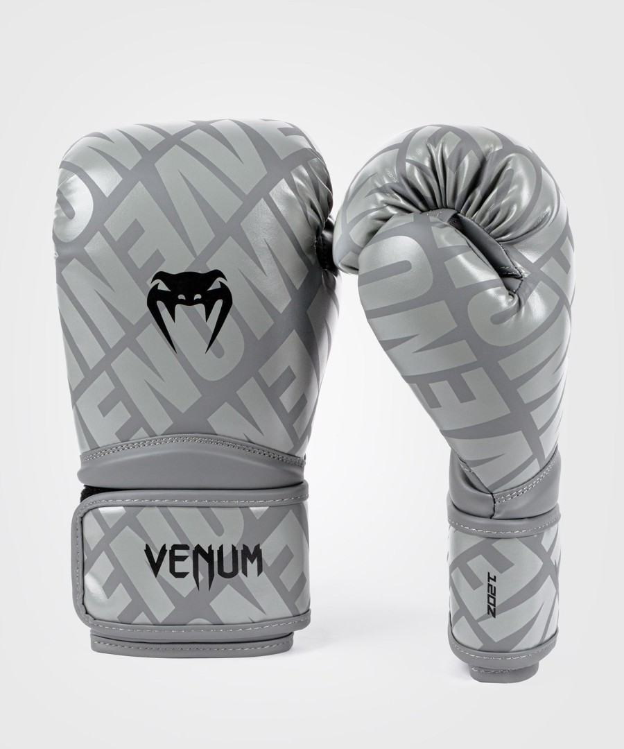 Γάντια πυγμαχίας venum contender 1.5 xt - ΓκριΜαύρο