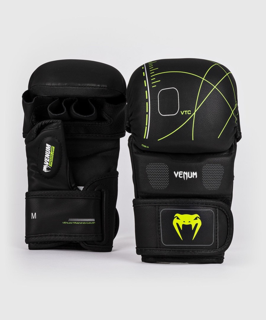 Γάντια sparring venum training camp 4.0 - ΜαύροΝεο Πράσινο