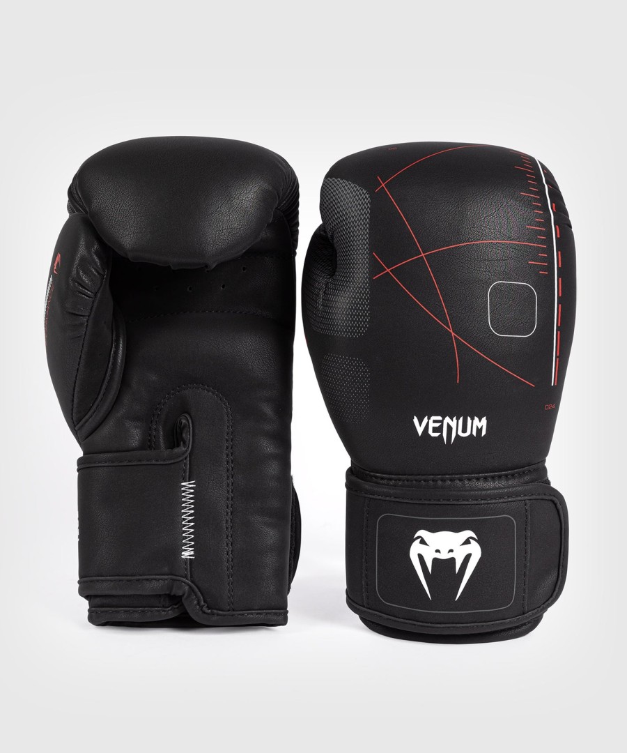 Γάντια πυγμαχίας venum tactical xt - ΜαύροΦωτιά Κόκκινο