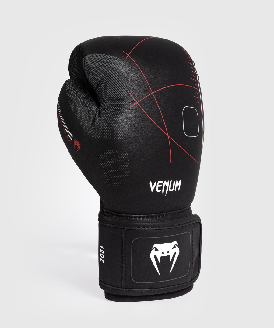 Γάντια πυγμαχίας venum tactical xt - ΜαύροΦωτιά Κόκκινο