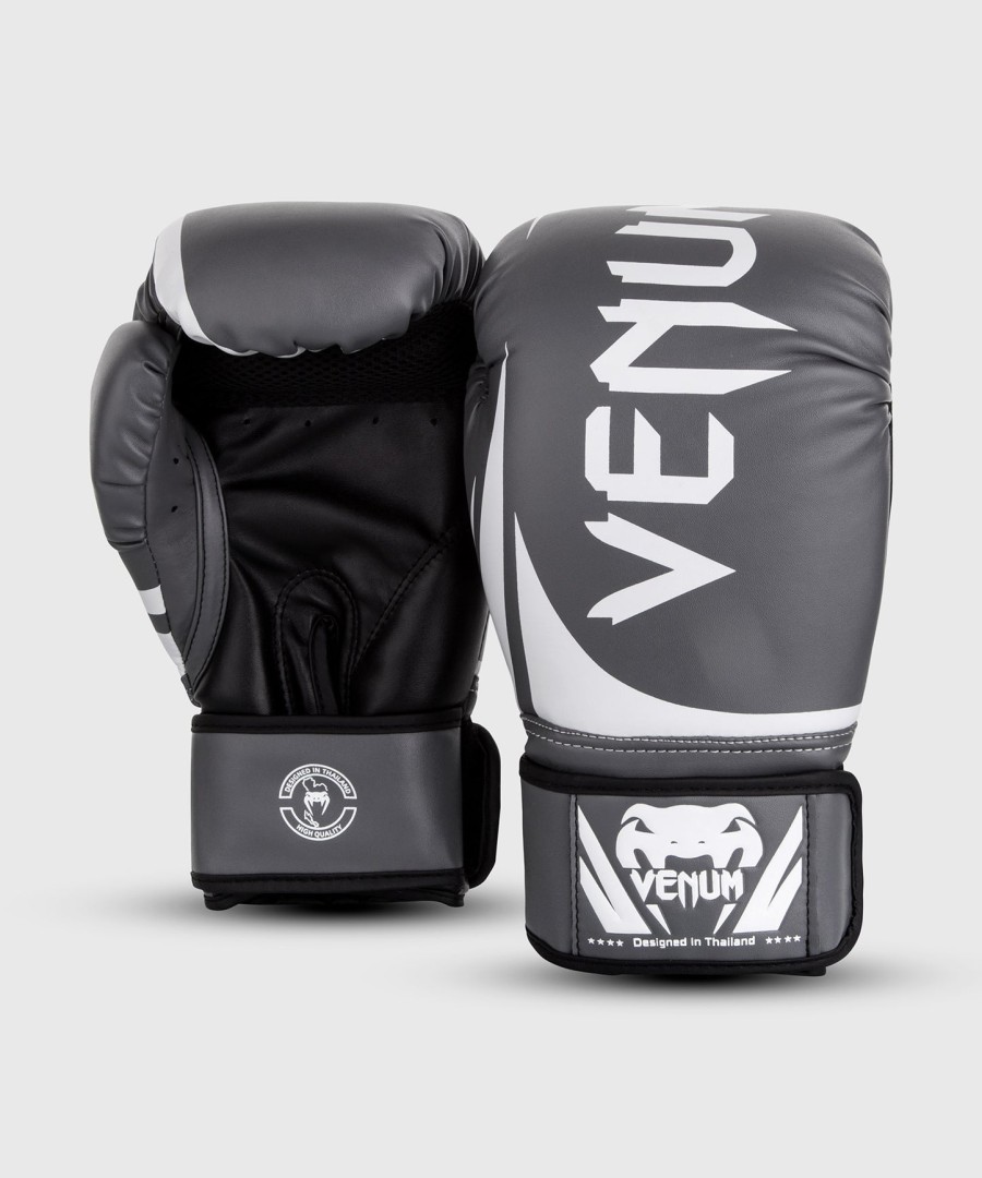 Γάντια πυγμαχίας venum challenger 2.0 - ΓκριΛευκό-Μαύρο