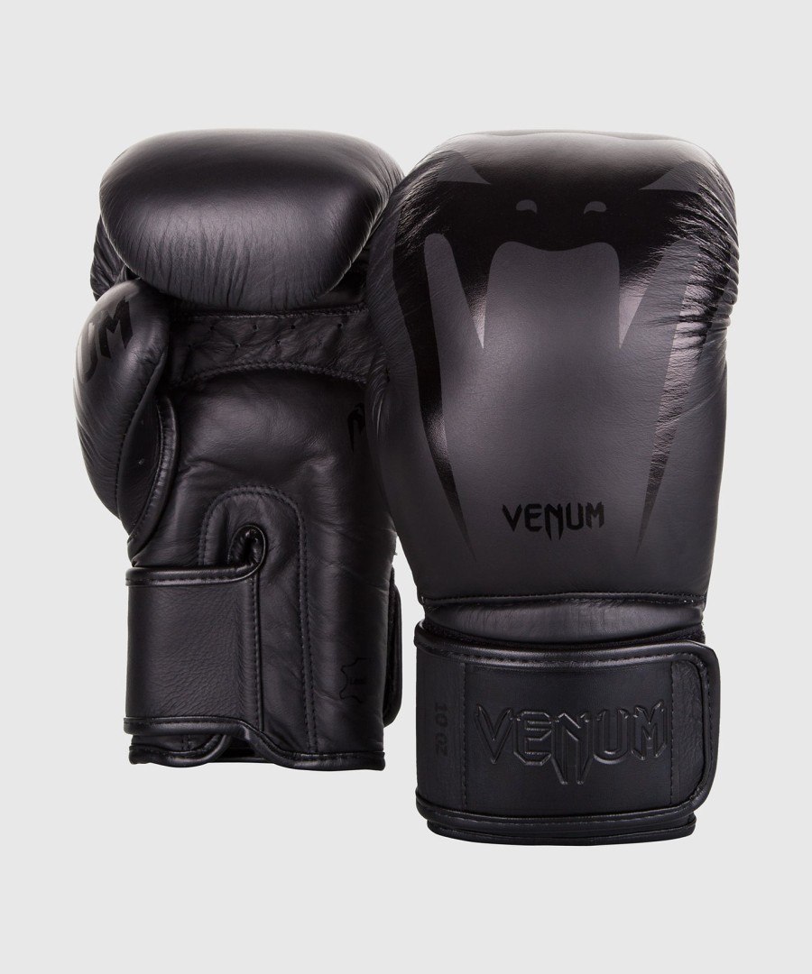 Γάντια πυγμαχίας venum giant 3.0 - Δέρμα nappa - ΜαύροΜαύρο