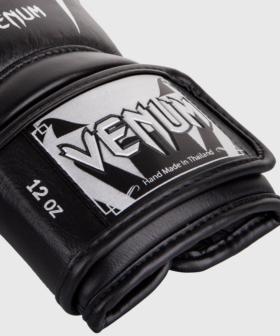 Γάντια πυγμαχίας venum giant 3.0 - Δέρμα nappa - ΜαύροΑσημί