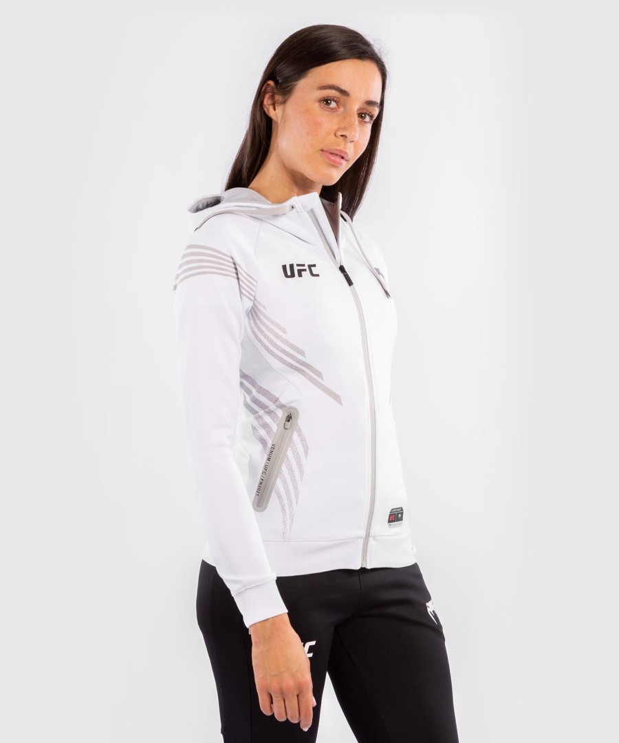 Φούτερ με κουκούλα ufc venum authentic fight night women walkout - Λευκό