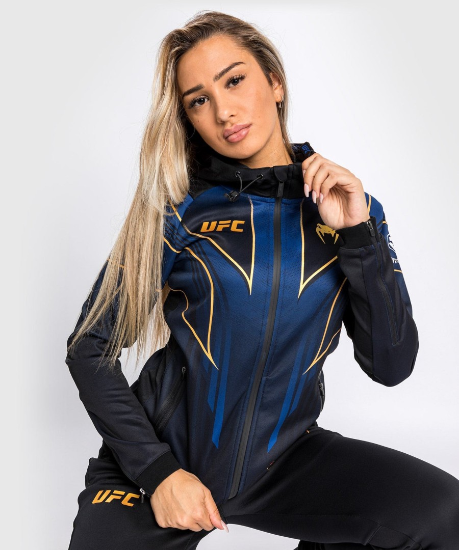 Φούτερ με κουκούλα ufc authentic fight night 2.0 από venum women walkout - midnight edition - champion