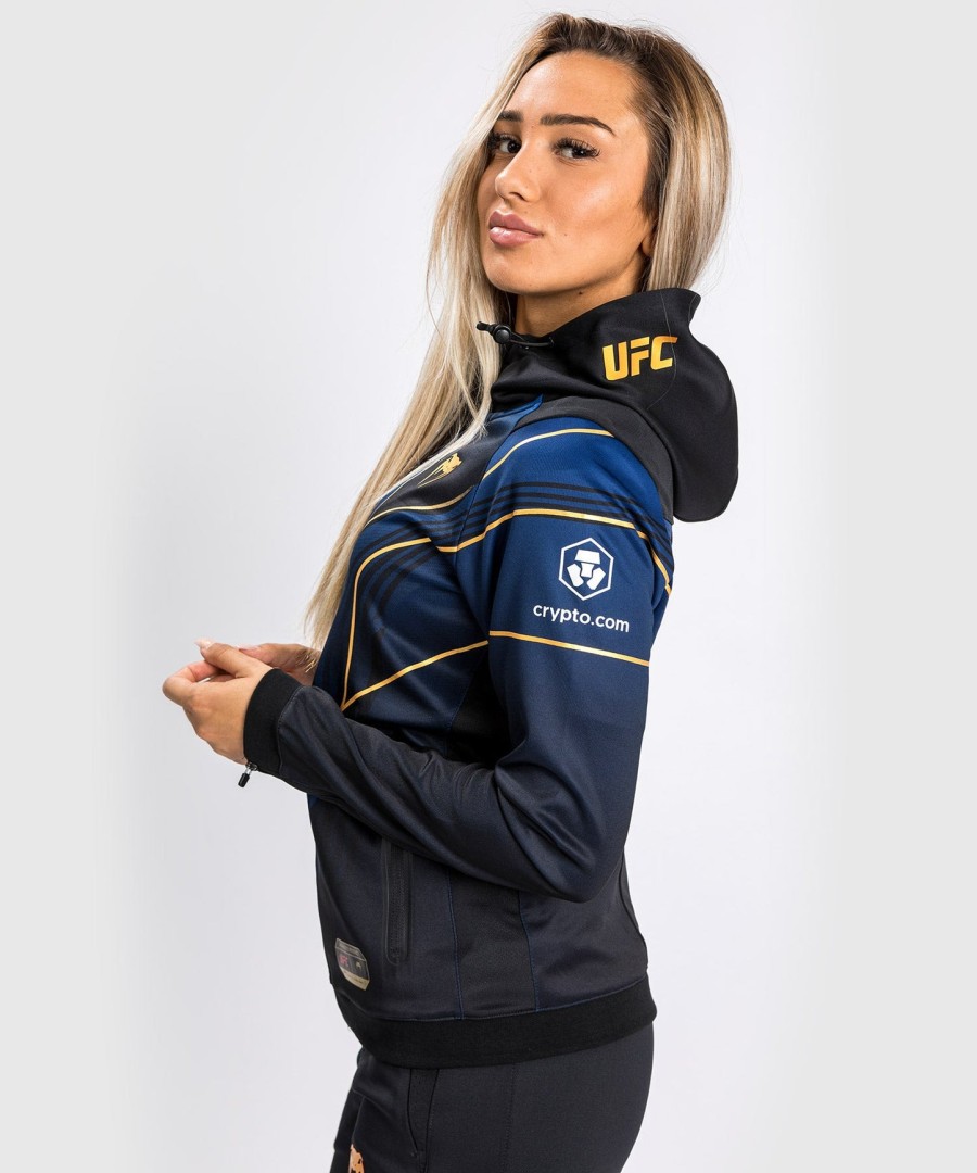 Φούτερ με κουκούλα ufc authentic fight night 2.0 από venum women walkout - midnight edition - champion