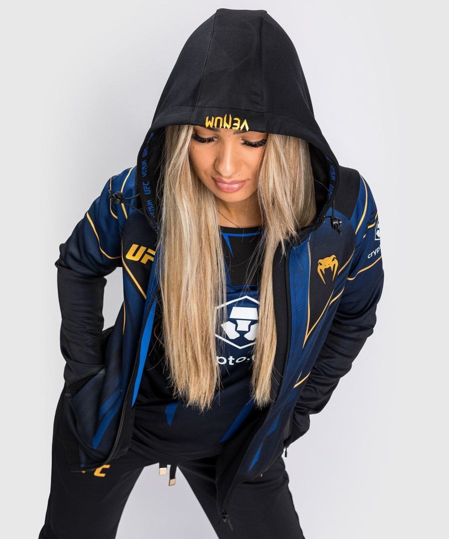 Φούτερ με κουκούλα ufc authentic fight night 2.0 από venum women walkout - midnight edition - champion