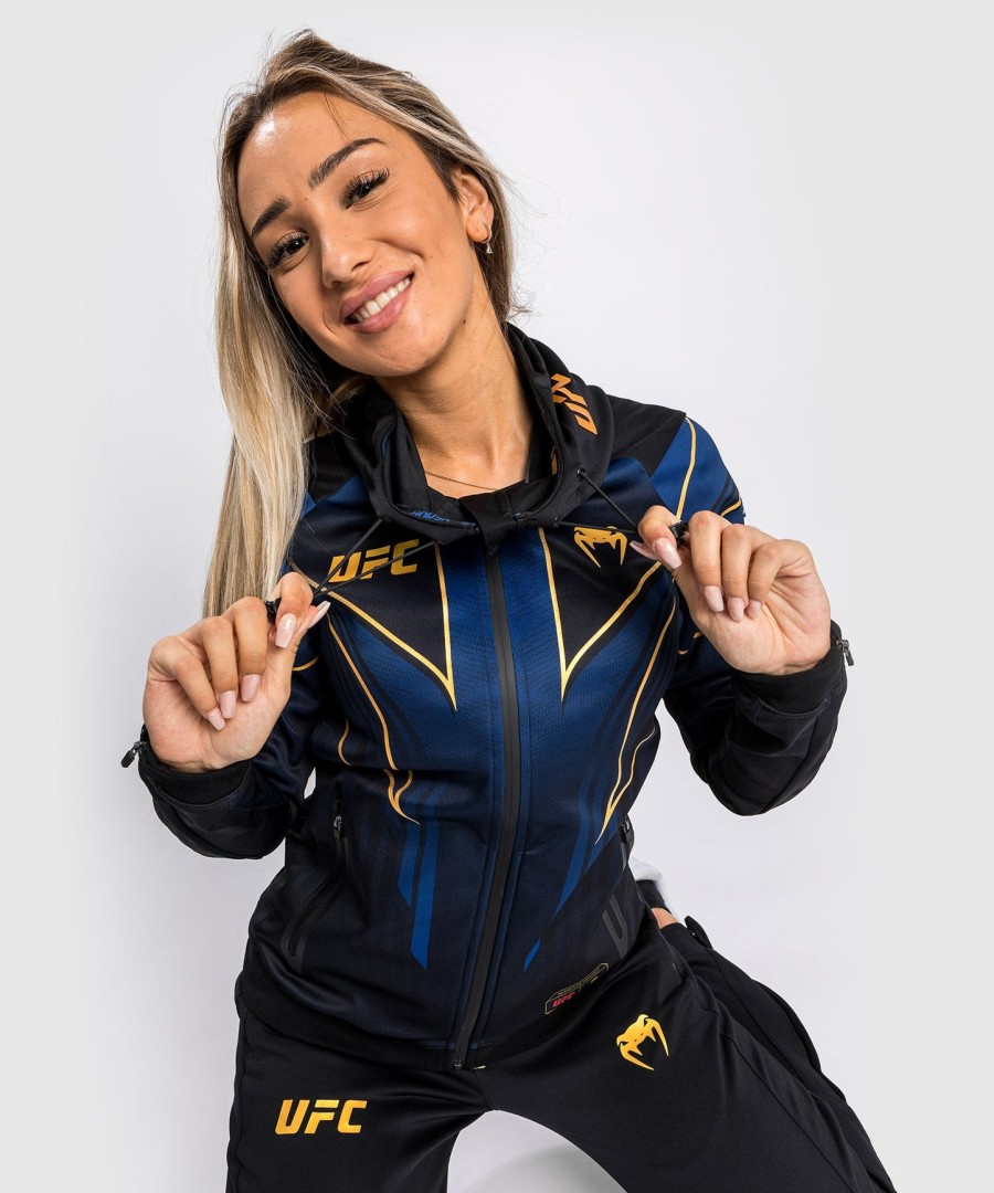 Φούτερ με κουκούλα ufc authentic fight night 2.0 από venum women walkout - midnight edition - champion