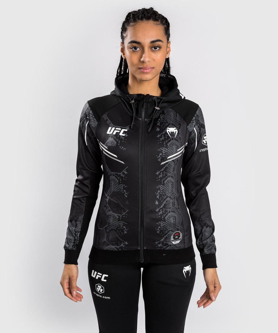Φούτερ με κουκούλα ufc adrenaline by venum authentic fight night women walkout - Μαύρο