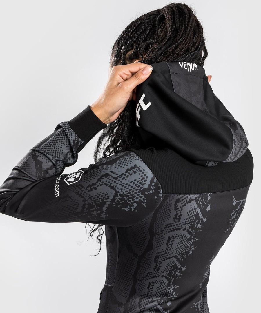 Φούτερ με κουκούλα ufc adrenaline by venum authentic fight night women walkout - Μαύρο