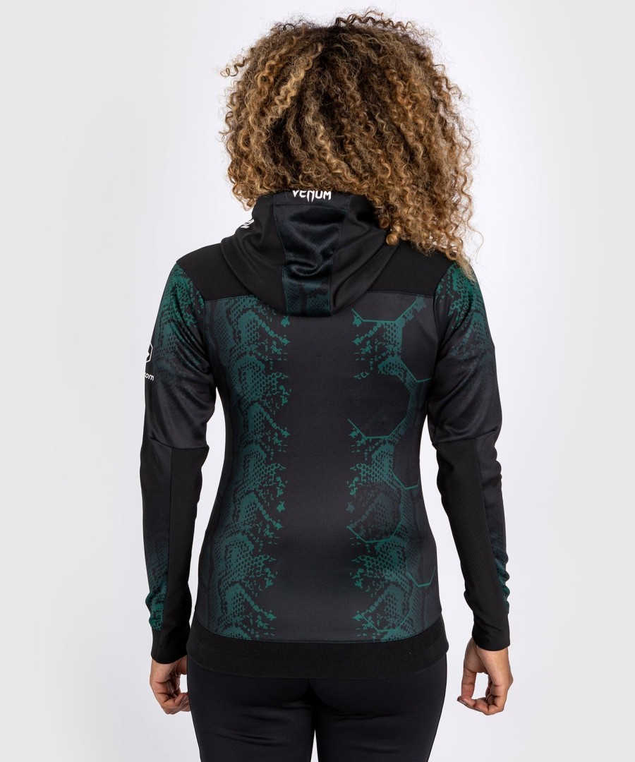 Φούτερ με κουκούλα ufc adrenaline by venum authentic fight night women walkout - emerald edition - ΠράσινοΜαύρο