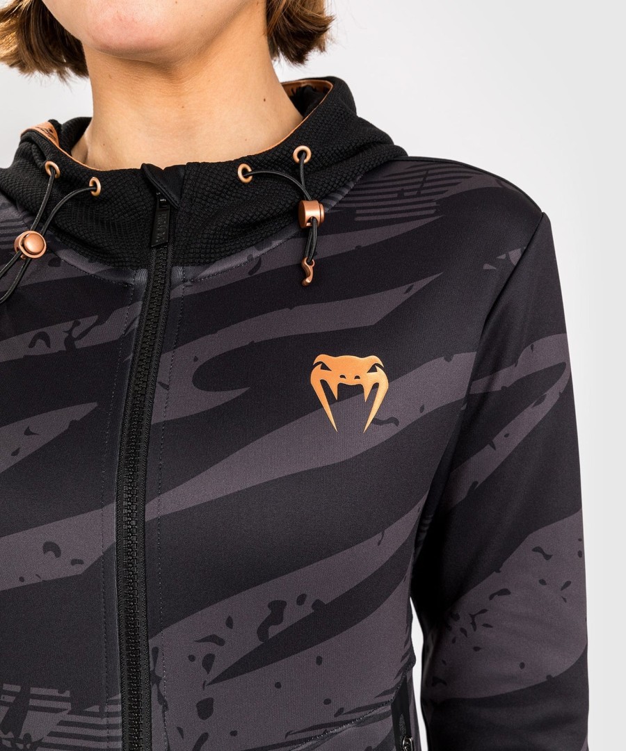 ufc adrenaline by venum fight week Γυναικείο Φούτερ με Κουκούλα - urban camouflage