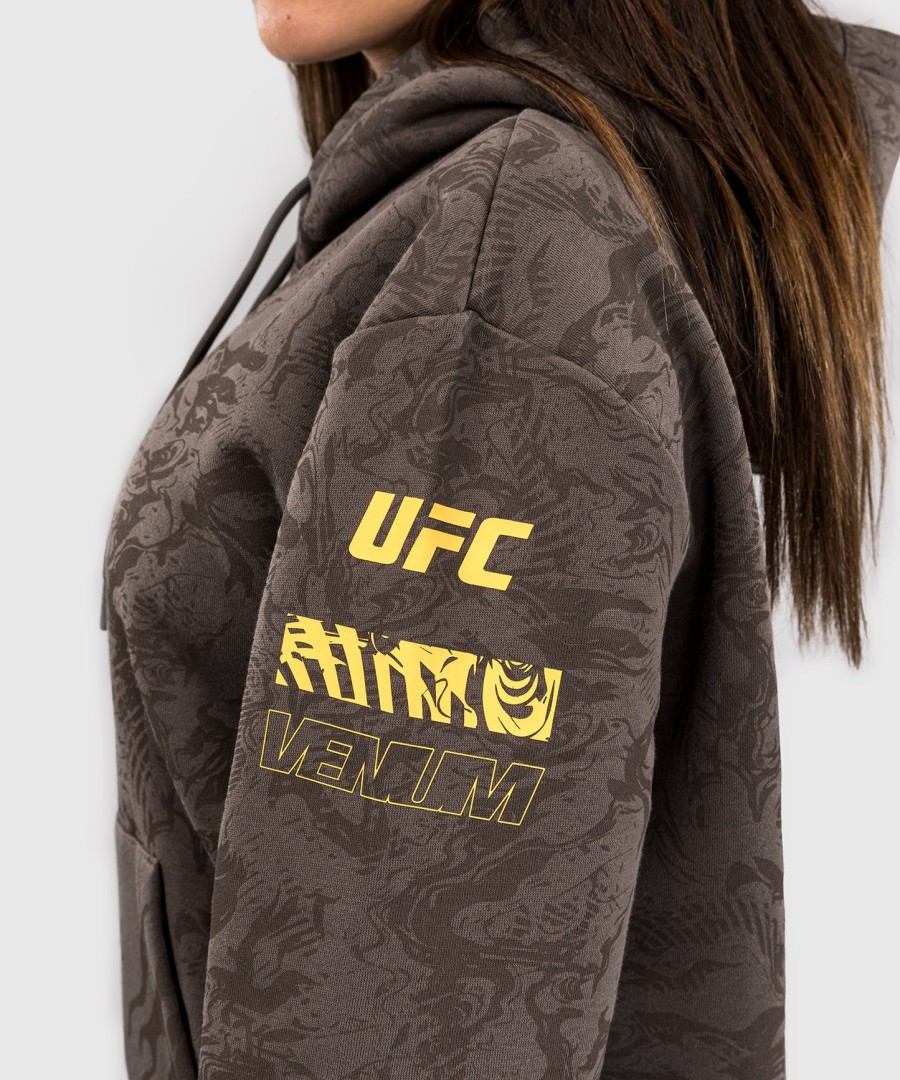 ufc fusion by venum fight week Γυναικείο Φούτερ με Κουκούλα - Γήινο Καφέ