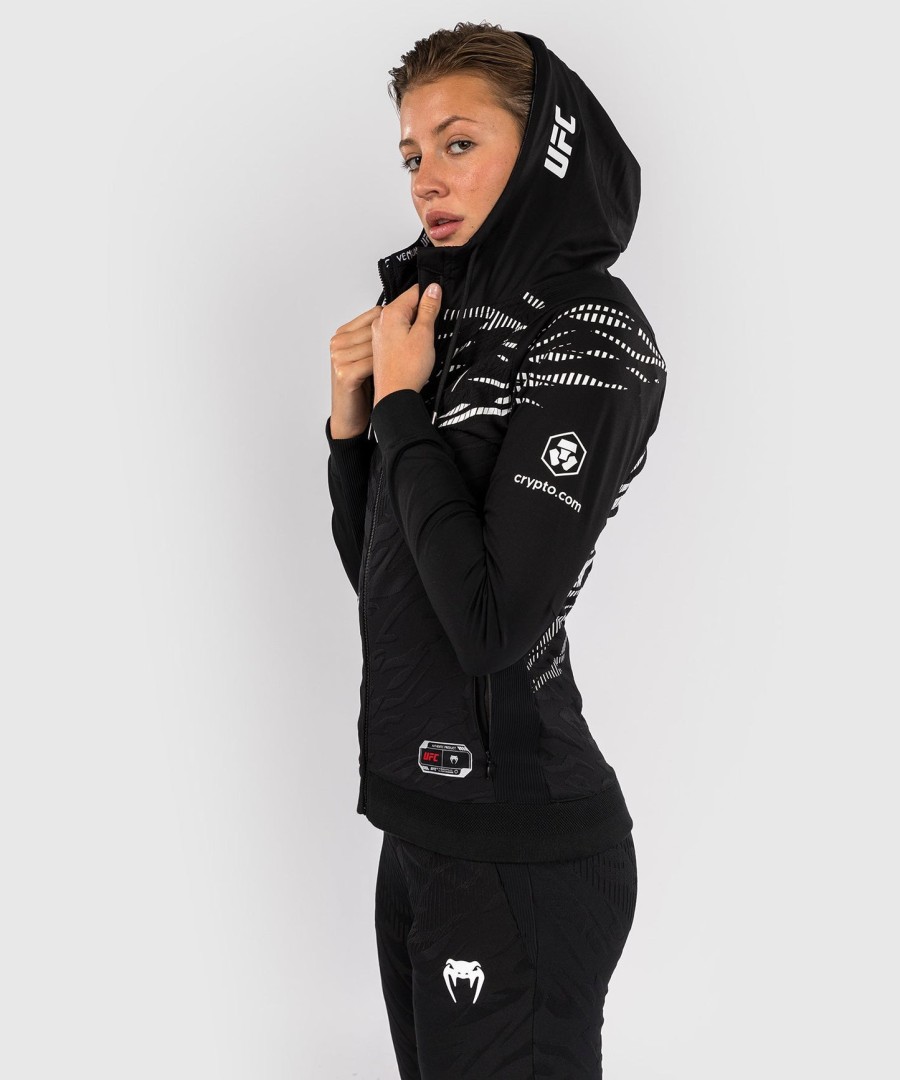 Φούτερ με κουκούλα ufc fusion by venum authentic fight night women walkout - Μαύρο