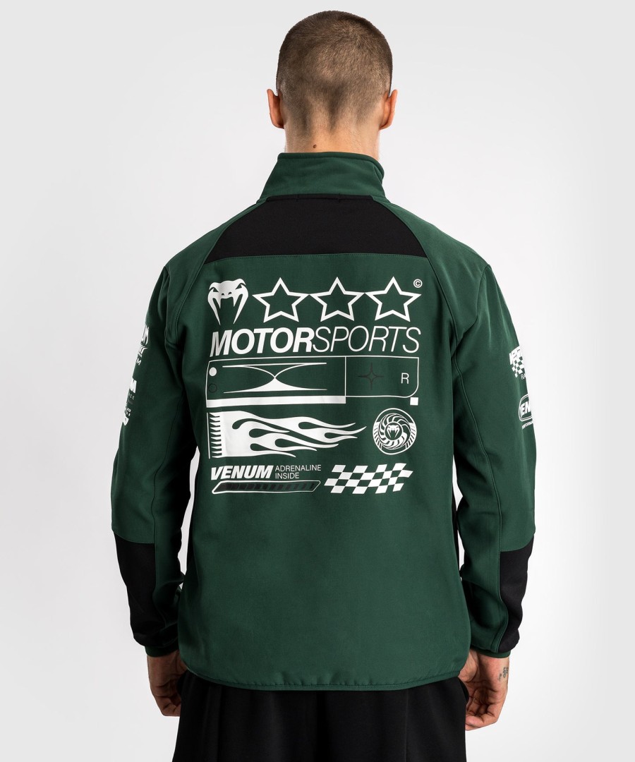 Μπουφάν venum motorsport softshell - deep forest
