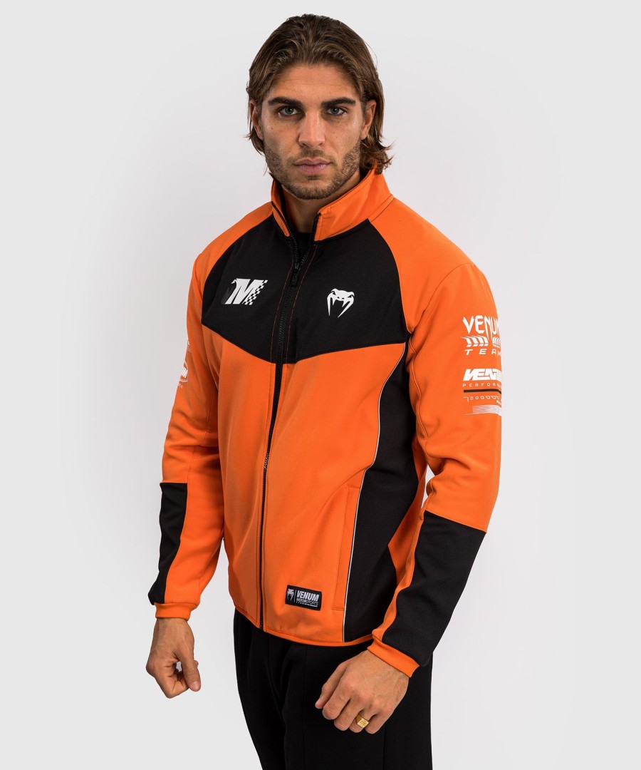 venum motorsport softshell jacket - tangerine