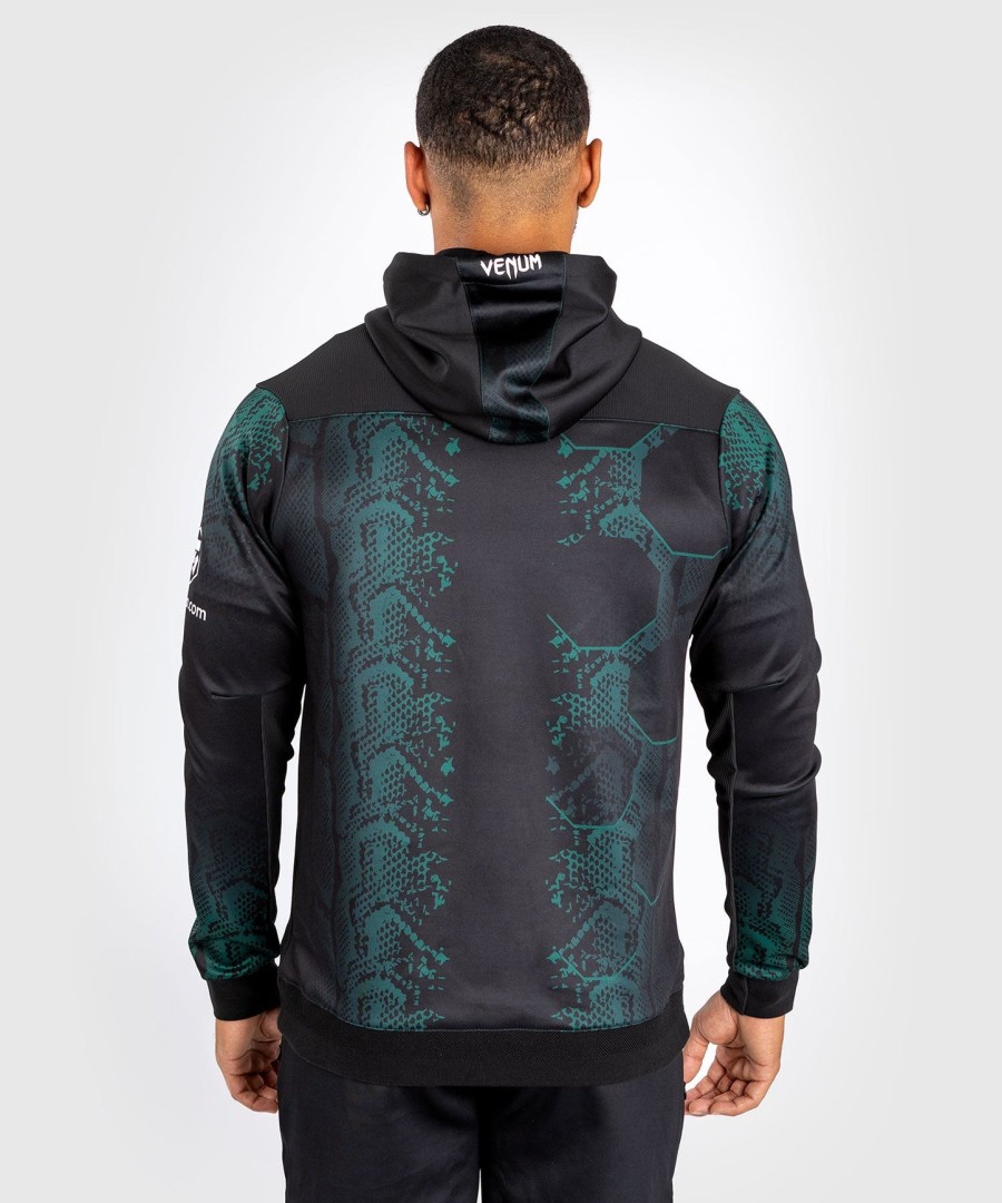 Φούτερ με κουκούλα ufc adrenaline by venum authentic fight night men walkout - emerald edition - ΠράσινοΜαύρο