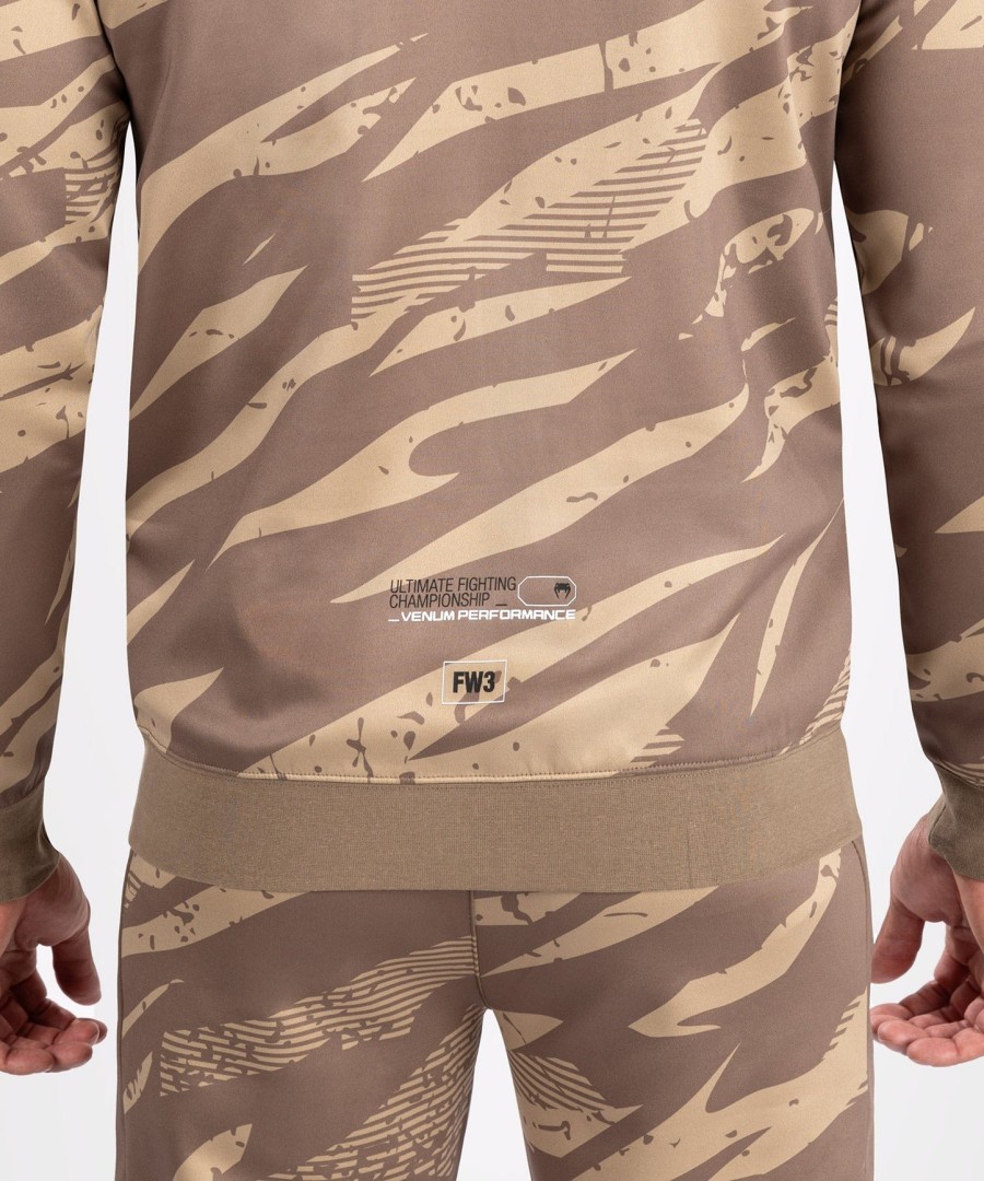 Φούτερ με κουκούλα ufc adrenaline by venum fight week men zip - desert camouflage