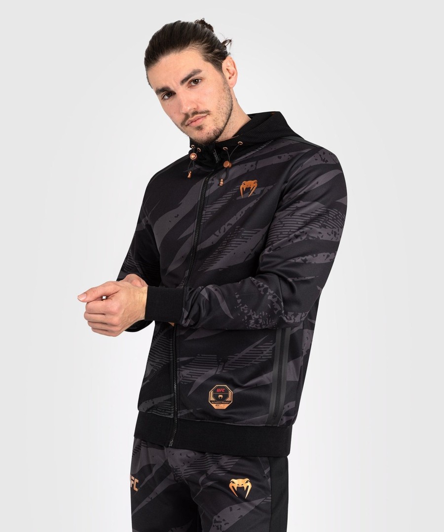Φούτερ με κουκούλα ufc adrenaline by venum fight week men zip - urban camouflage