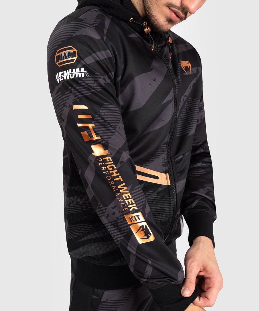 Φούτερ με κουκούλα ufc adrenaline by venum fight week men zip - urban camouflage