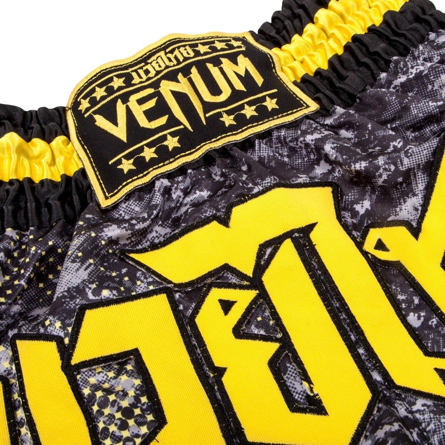 Σορτς venum tramo muay thai - ΜαύροΚίτρινο