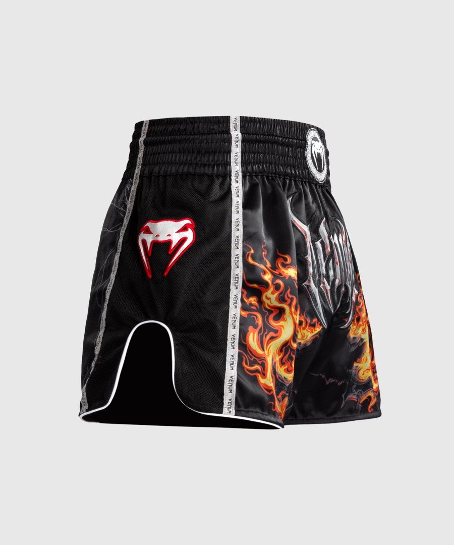 Σορτς muay thai venum gladiator 5.0 - ΜαύροΝέον Πορτοκαλί