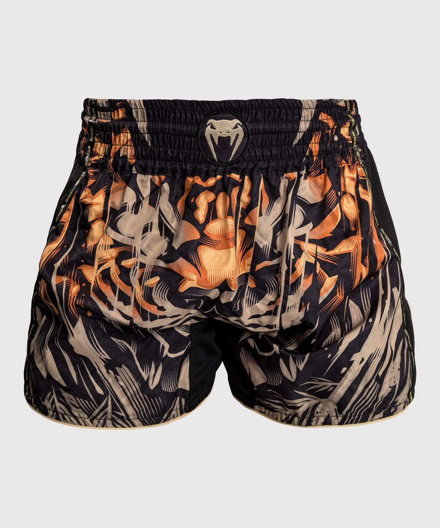 Σορτς venum tiger muay thai - ΜαύροΝέον Πορτοκαλί
