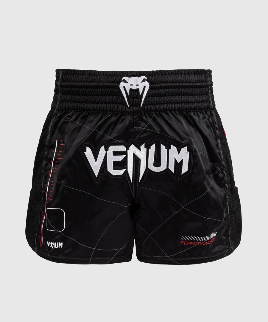 Σορτς venum tactical xt muay thai - ΜαύροΦωτιά Κόκκινο
