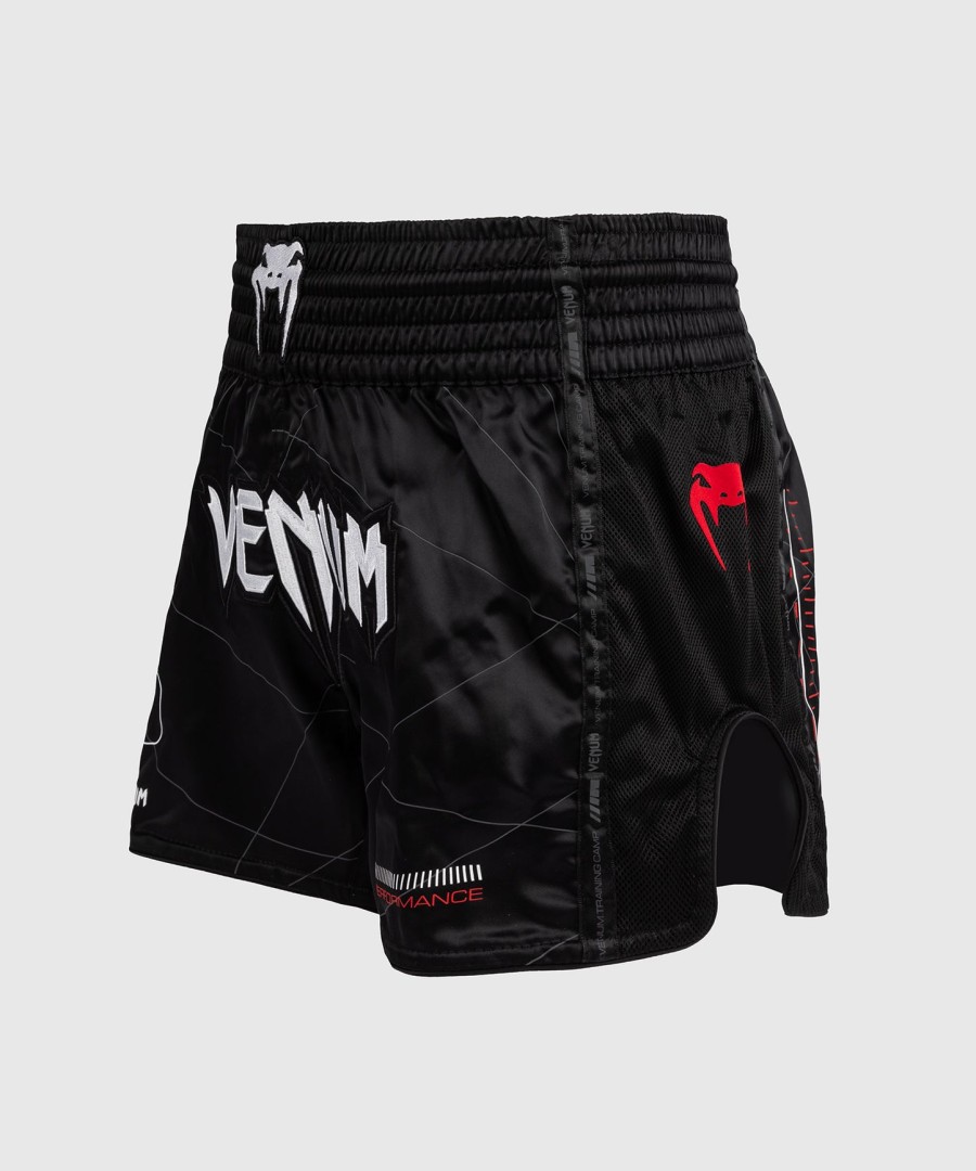 Σορτς venum tactical xt muay thai - ΜαύροΦωτιά Κόκκινο