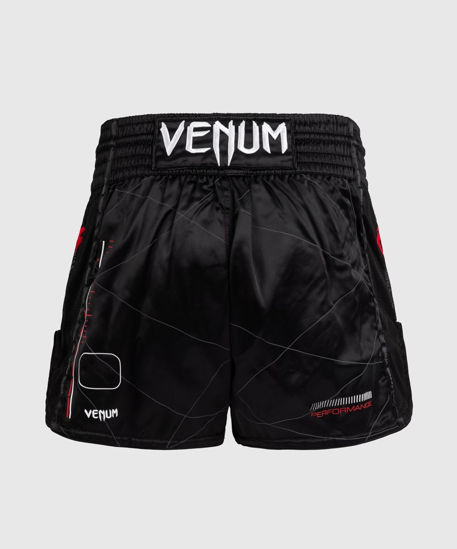 Σορτς venum tactical xt muay thai - ΜαύροΦωτιά Κόκκινο