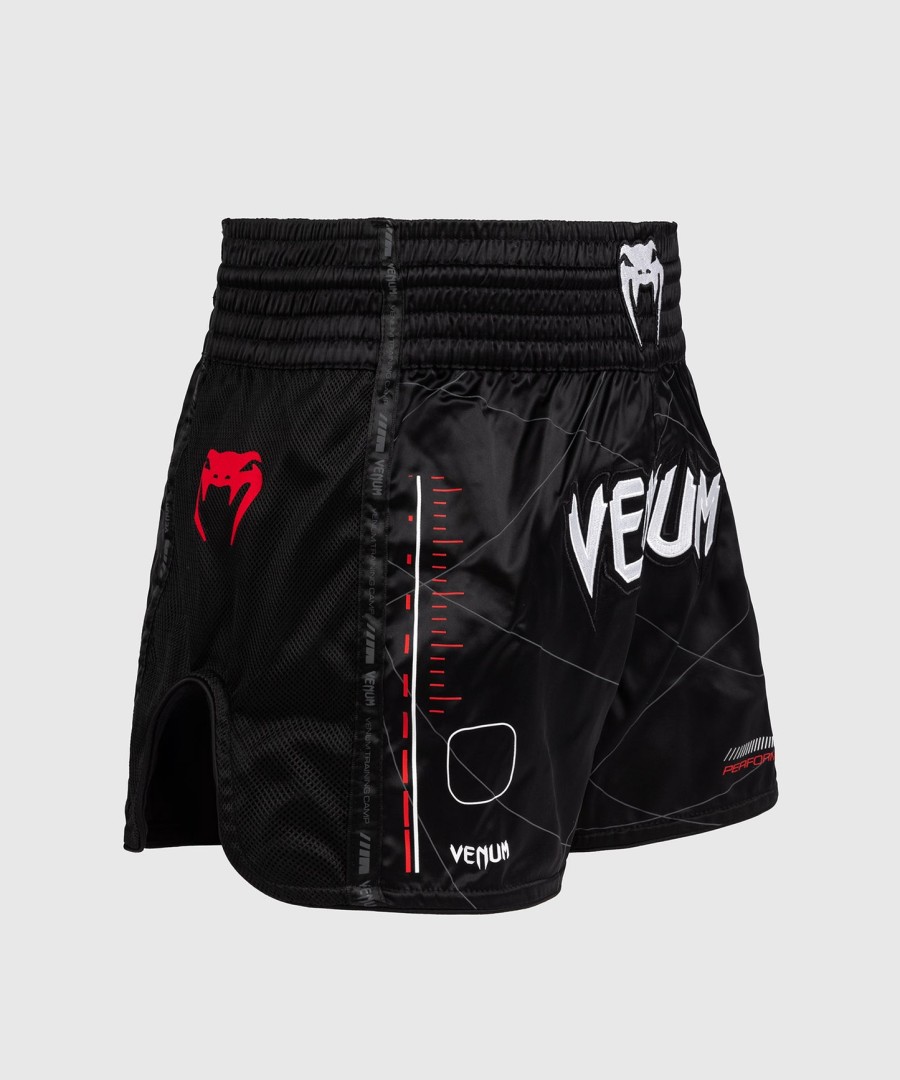 Σορτς venum tactical xt muay thai - ΜαύροΦωτιά Κόκκινο