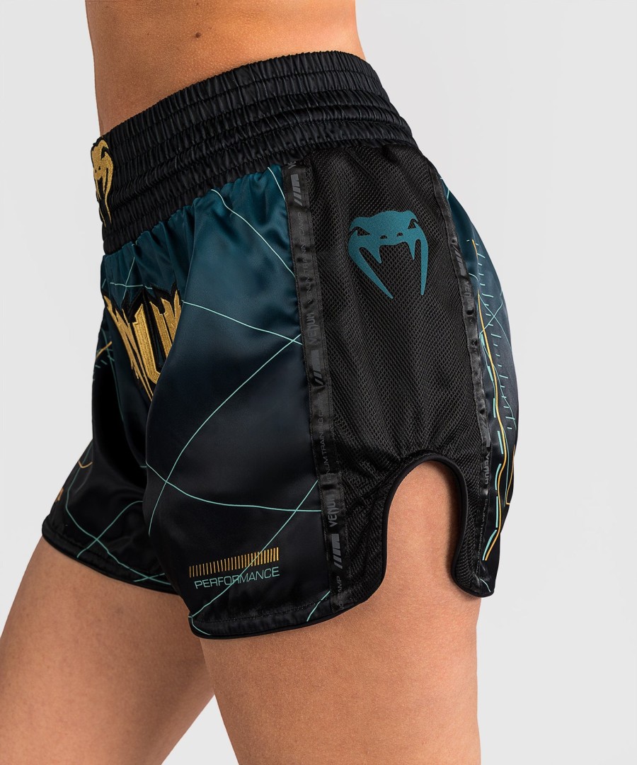 Σορτς venum tactical xt muay thai - ΜαύροΠράσινο του Δάσους