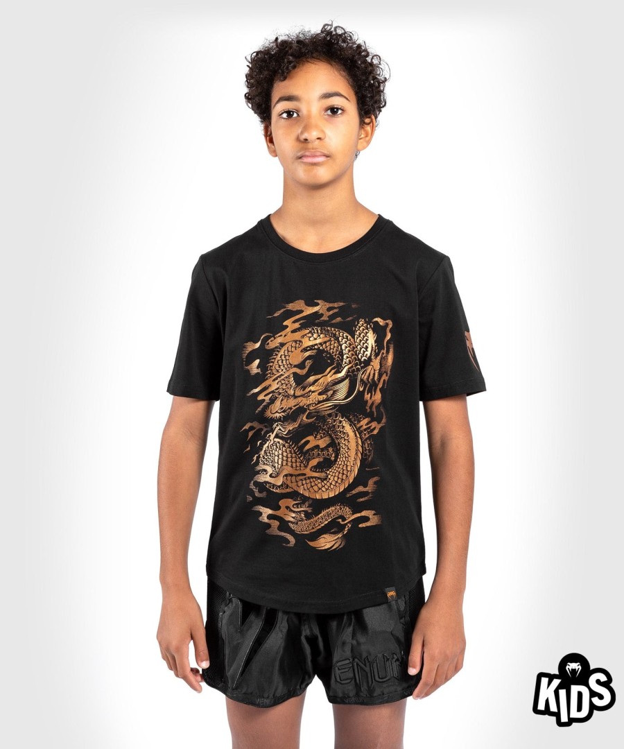 Παιδικό t-shirt venum dragon flight - ΜαύροΜπρούντζινο