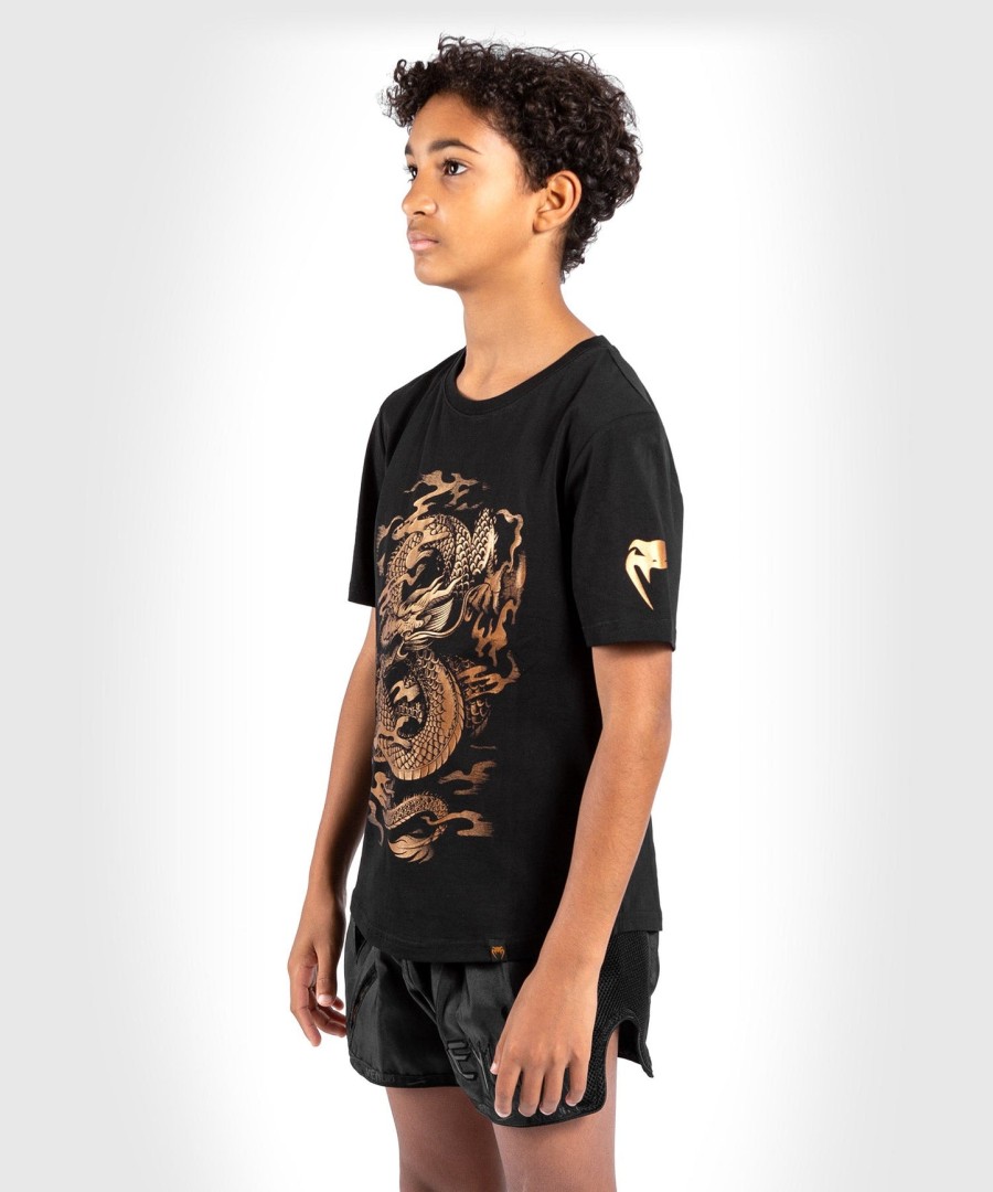 Παιδικό t-shirt venum dragon flight - ΜαύροΜπρούντζινο