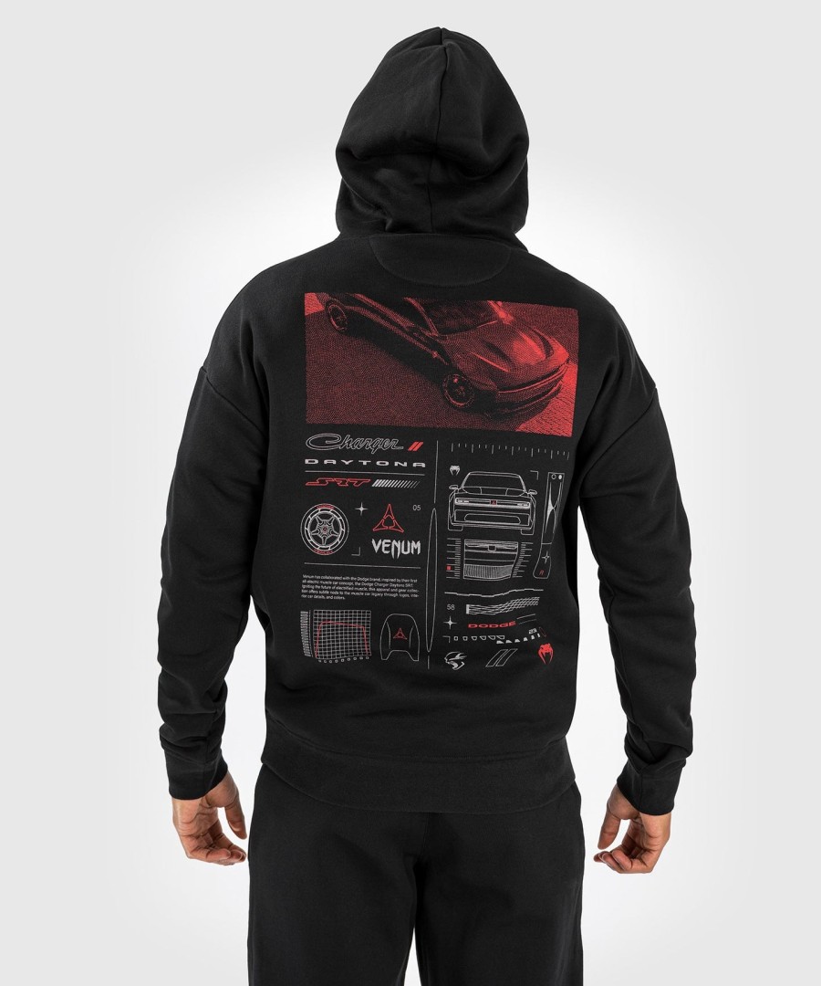 venum x dodge banshee unisex Φούτερ με Στάμπα και Πουλόβερ - Μαύρο