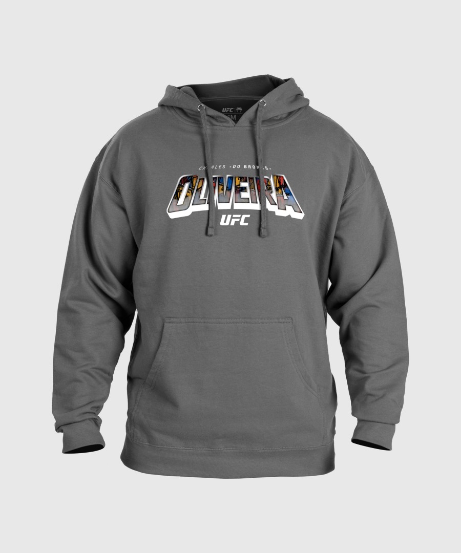 Ανδρικό ufc unrivaled by venum heather grey charles oliveira hoodie