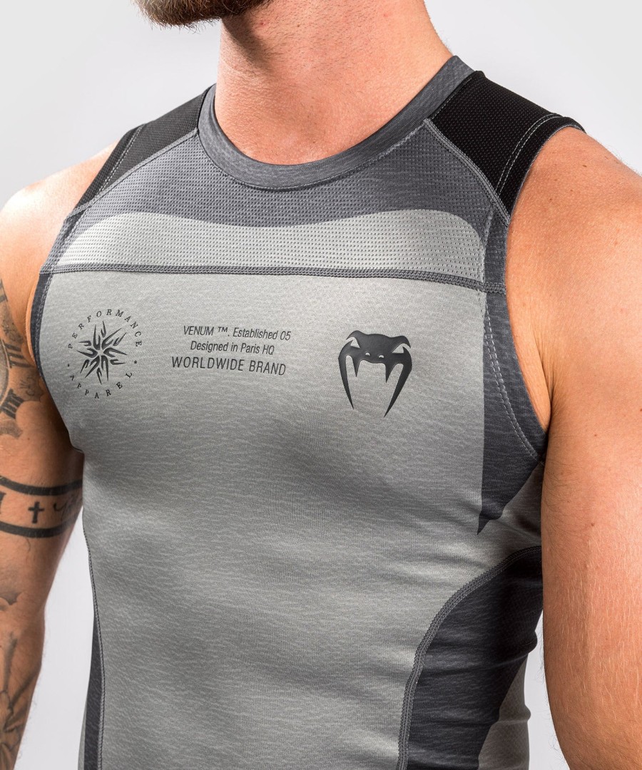 venum stone rashguard Αμάνικο - mineral green