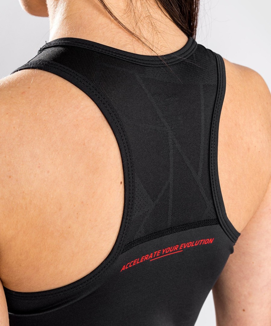 ufc venum performance institute dry tech tank top - Για γυναίκες - ΜαύροΚόκκινο