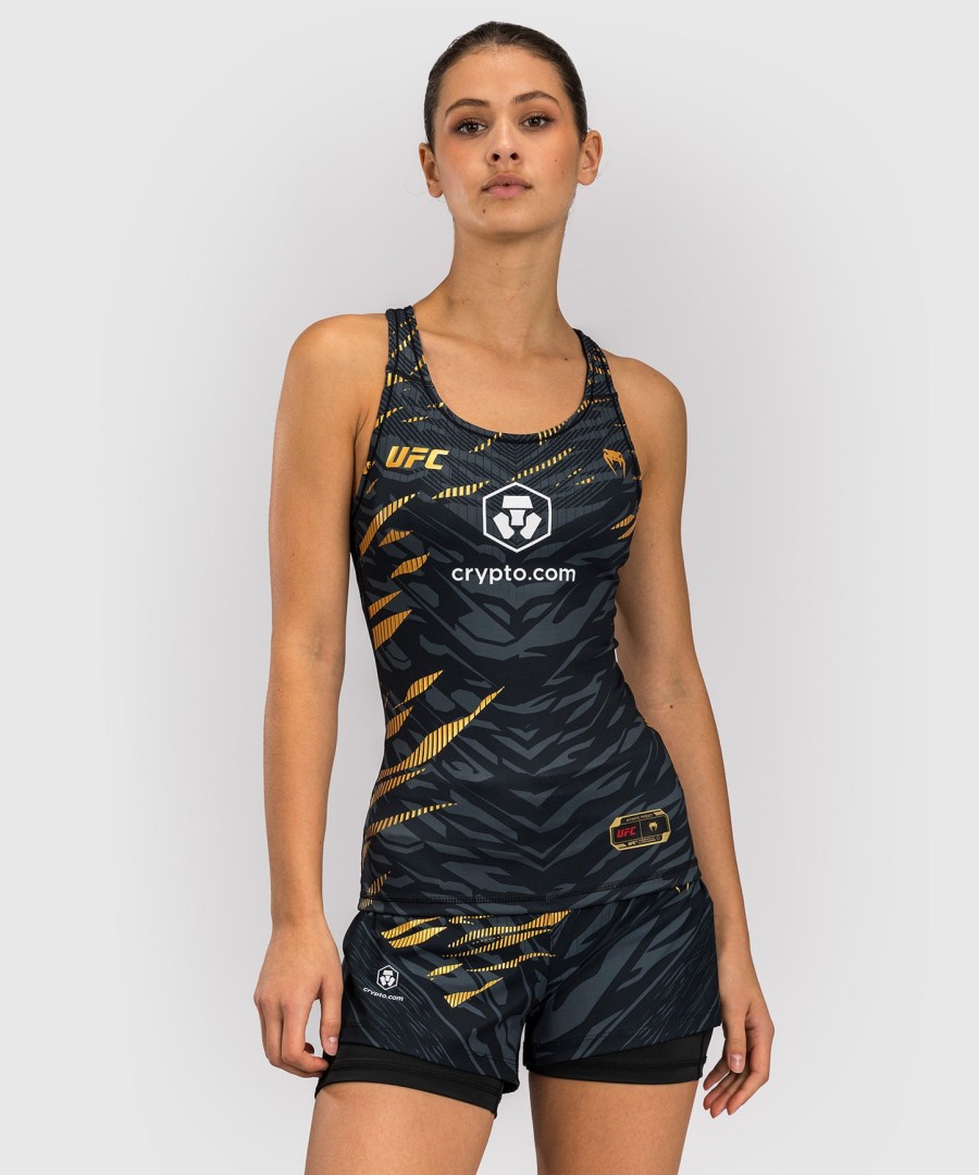 ufc fusion by venum authentic fight night Γυναικείο Φανελάκι με Εφαρμοστό Στήθος και Σουτιέν - champion