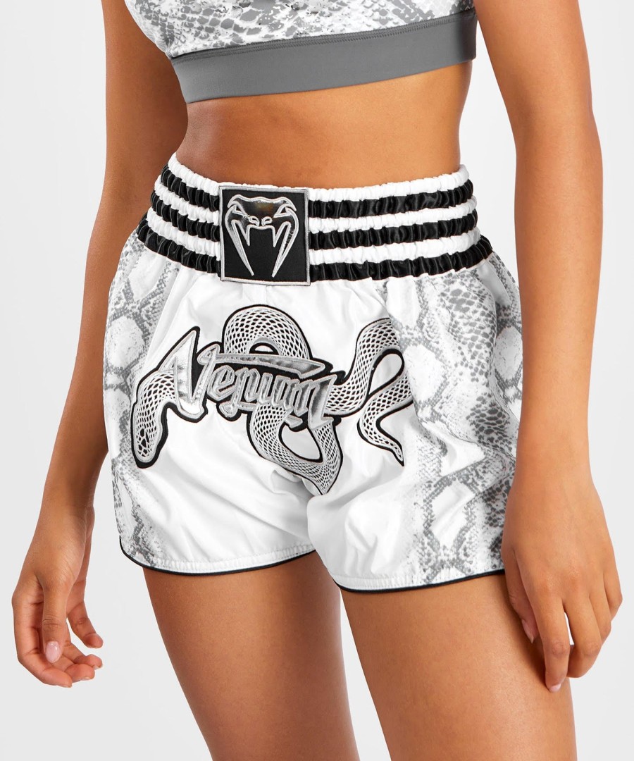 venum white snake Κοντό muay thai για γυναίκες - Λευκό - Λευκό