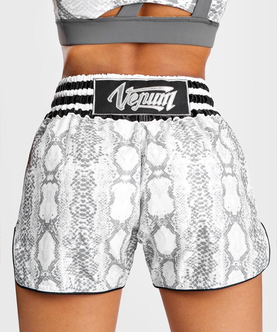 venum white snake Κοντό muay thai για γυναίκες - Λευκό - Λευκό