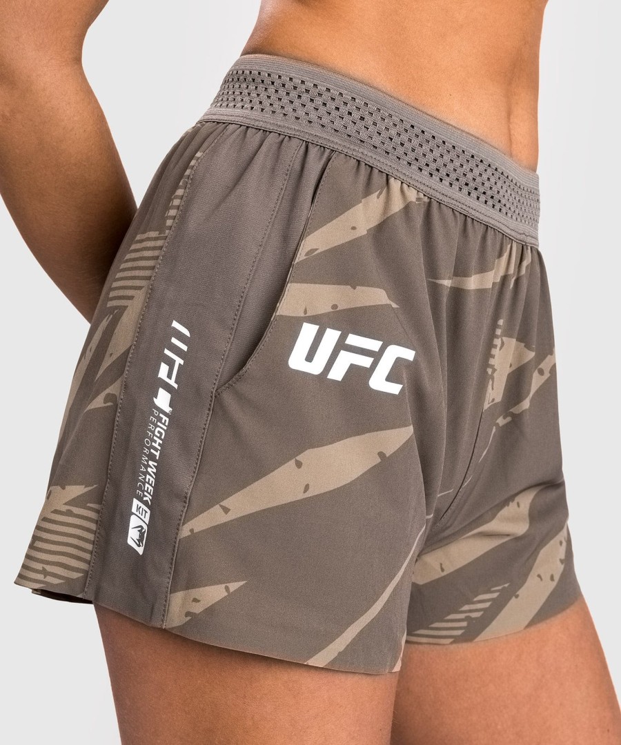 ufc adrenaline από venum fight week women performance short - desert camouflage